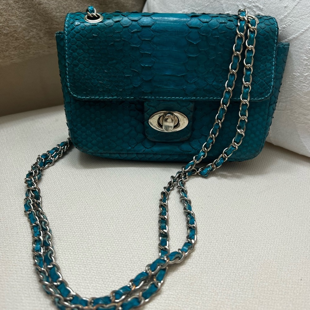 COPY - Piton leather bag 8*5*2.5